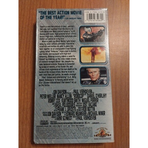Robocop VHS Tape - Peter Weller, Nancy Allen, Ronny Cox - Picture 3 of 7